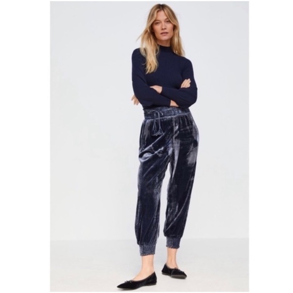 Anthropologie Gloria Velvet Joggers NWT Size XL - Picture 3 of 14